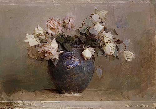 RZHRHJES Ölgemälde Wandbilder Abstrakte Leinwand Kunst Wandkunst Bild Druck Rosen von Abbott Handerson Thayer Kunst Leinwand Poster für Wanddekoration 60x90cm von RZHRHJES