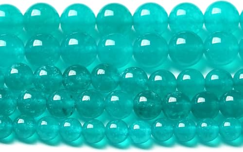 12 mm, 30 Stück natürliche blaue Amazonit-Chalcedon-Steine, Kristall, lose Perlen für Schmuckherstellung, DIY, Armband, Halskette von RZYFEMM