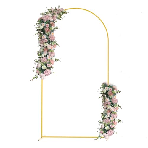 Wedding Arch Backdrop Stand for Parties, Balloon Arch Stand, Wedding Ceremony Arch, Wedding Arches for Ceremony, Metal Arch Backdrop Stand for Bridal Baby Shower, Birthday Party Decoration (L) von Rablue