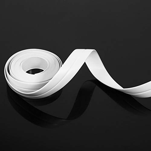 Dichtungsstreifen Wasserdichtes Dichtungsband 3,2 m Flexibles, formbeständiges, selbstklebendes Klebeband Küche Badezimmer Toilette Wanddichtungsband Waschbecken Becken (22mm x 3.2m-Weiß) von Raguso
