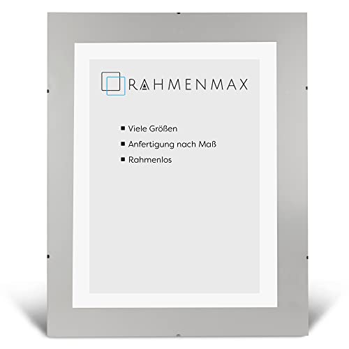 RahmenMax® Dakota Rahmenloser Bilderrahmen 30x45 cm/Bildhalter rahmenlos/Cliprahmen ohne Rahmen/Maßanfertigung möglich - mit Acrylglas von RahmenMax