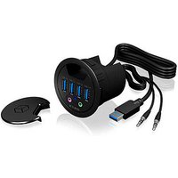 RaidSonic ICY BOX® USB-Hub IB-HUB1403A 4-fach schwarz von RaidSonic ICY BOX®