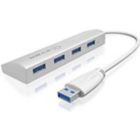 RaidSonic ICY BOX® USB-Hub IB-AC6401 4-fach silber von RaidSonic ICY BOX®