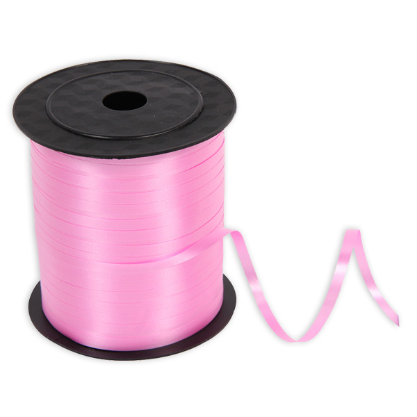 Geschenkband in rosa satiniert aus Kunststoff, 228 Meter auf Rolle von Rainbow GmbH