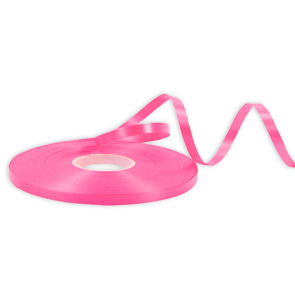 Geschenkband in rosa satiniert aus Kunststoff, 50 Meter auf Rolle von Rainbow GmbH