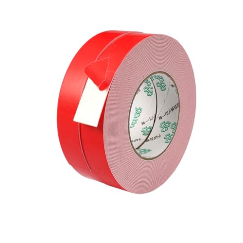 2 Rollen Montageband Doppelseitig Extra Stark Montageklebeband Spiegel Klebeband 25mm*1mm*10m, Doppelseitiges Ablösbar Doppelklebeband Spiegelklebeband Beidseitiges Powerbond Klebestreifen Halt von Rairsky