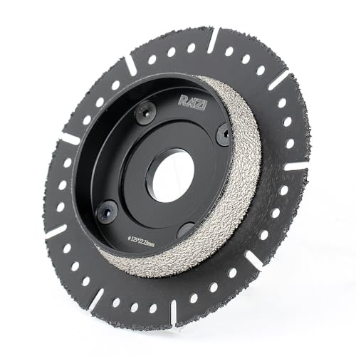 Raizi 125mm Anfasscheibe Diamanttrennscheibe Fase Disc für KG-Rohr HT-Rohr PVC-Rohr PP-Rohr von Raizidom