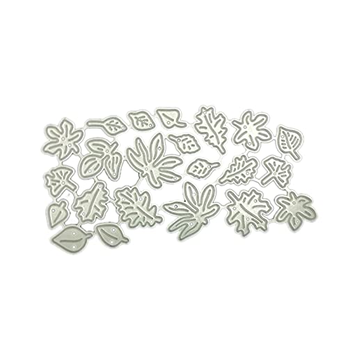 Metall-Stanzform mit Blättern in verschiedenen Formen, Karbonstahl, Schablone für dekoratives Scrapbooking von Ralondbey