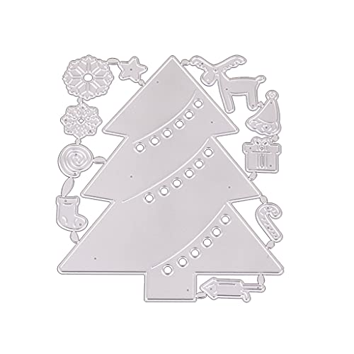 Metall-Stanzformen für Scrapbooking, Alben, Papierkarten, Vorlage, Dekoration, Weihnachtsbaum von Ralondbey