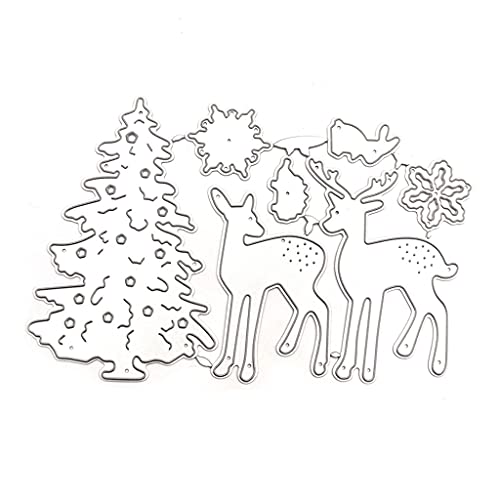 Metall-Stanzformen mit Weihnachtsbaum, für Scrapbooking, Album, Papierkarte von Ralondbey