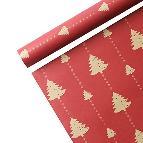 Ralondbey 5 x Weihnachts-Geschenkpapier, Kraftpapier, Schneeflocke, Elch, Muster für Geschenktüten, Verpackungen, Dekoration von Ralondbey