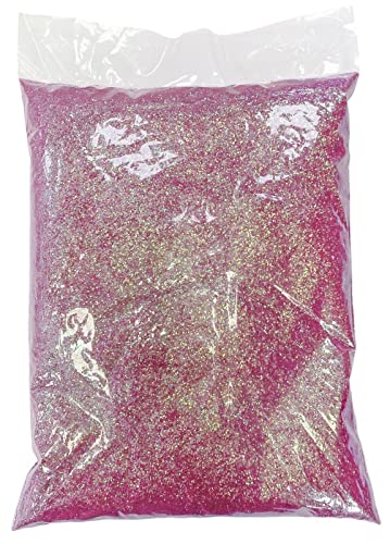 Glitzer-Glitzer, 1 kg Beutel, fein geschnitten, für Nagelkunst, Basteln, Glitzer, Pink von Rammento