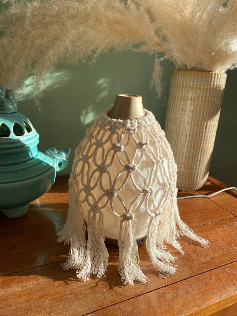 Diffuser Bezug/Cover/ Vase/ Boho Chic/ Desert Mist Young Living/ Diffusor Hülle/ Cover/ Makramee von Ramonaslovelythings