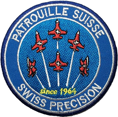 Switzerland Patrouille Swiss Precision JetAir Force Military Sew Iron on Embroidered Patch by Ranger Return von Ranger Return