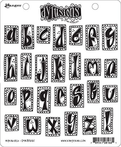 Dyan Reaveley's Dylusions Cling Stamp Collection-Alphablock von Ranger