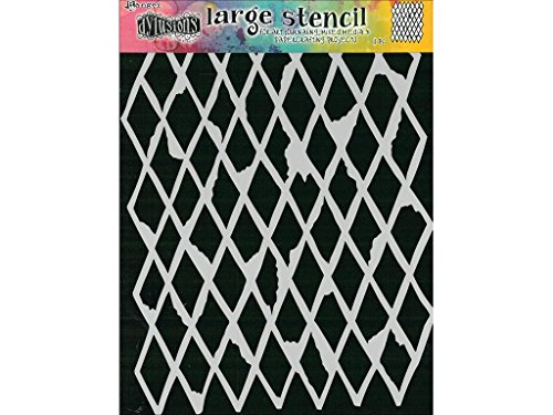 Dyan Reaveley's Dylusions Stencils 9"X12"-Diamond In The Rough von Ranger