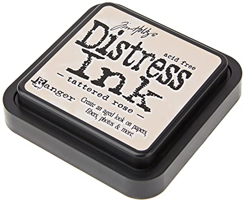 Ranger 277416 Tim Holtz Distress Ink Pad, Tattered Rose, 7.5 x 7.5 x 12 cm, Kunststoff von Ranger