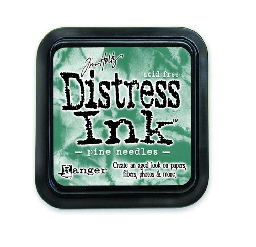 Ranger 301891 Tim Holtz Distress Ink Pad, Pine Needles, 7.5 x 7.5 x 21 cm von Ranger