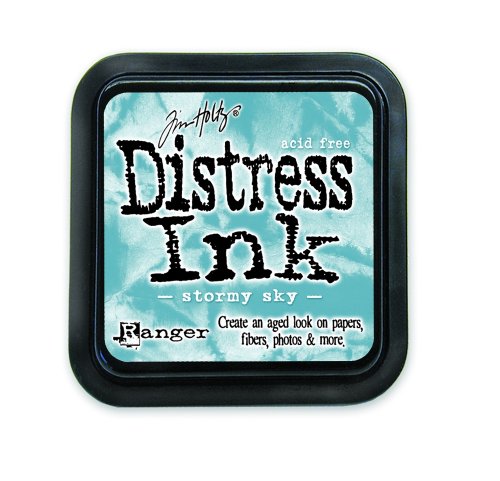 Ranger 431547 Tim Holtz Distress Ink Pad, Storm Sky, 7.5 x 7.5 x 34 cm von Ranger