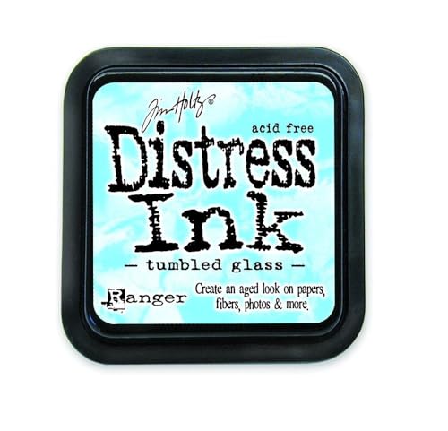 Ranger 431548 Tim Holtz Distress Ink Pad, Tumbled Glass, 7.5 x 7.5 x 35 cm, Kunststoff von Ranger