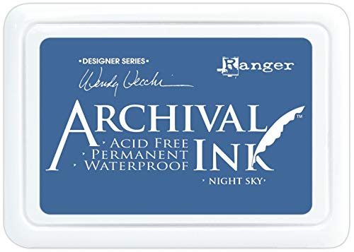 Ranger AID74007 Wendy Vecchi Archival Ink Pad-Night Sky, blau, Einheitsgröße von Ranger