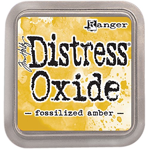 Ranger Distress Oxide Ink Pad Stempelkissen Fossilized Amber, 7.6 x 7.6 x 1.9 cm von Ranger