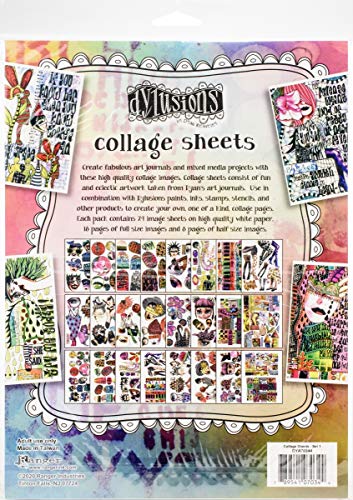 Ranger Dylusions Collage Sheets Set 1 24pcs von Ranger