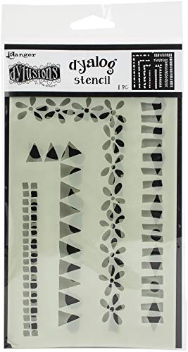 Ranger Dylusions Dyalog Stencil Frame it, Dyan Reaveley von Ranger