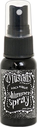 Ranger Dylusions Shimmer Marble Spray, Synthetisches Matrial, Schwarz, 9.8 x 2.9 x 2.9 cm von Ranger