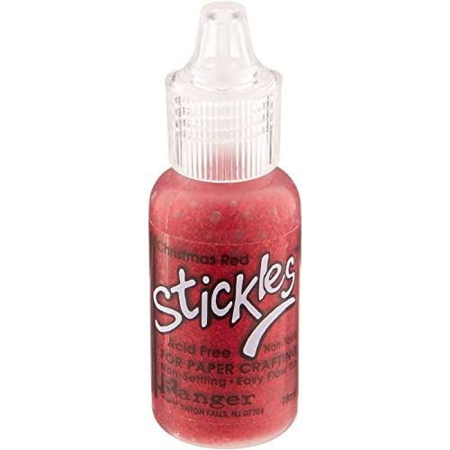 Ranger Glitter Glue-Christmas Red Glitzer Kleber Industries Stickles, Rot, Synthetic Material, 2.5 x 2.5 x 7.4 cm von Ranger