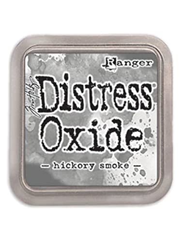 Ranger Hickory Smoke Not-Oxid Pad, synthetisches Material, grau, 7,5 x 7,5 x 1,9 cm von Ranger