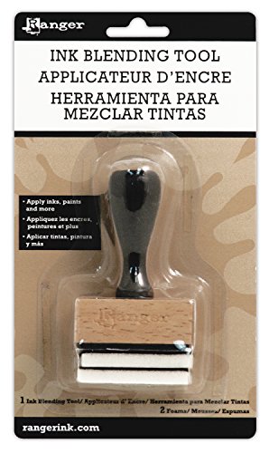 Ranger Ink Blender Werkzeug, braun, Holz, Black/Brown/White, 10.2 x 3.2 x 17.8 cm von Toga