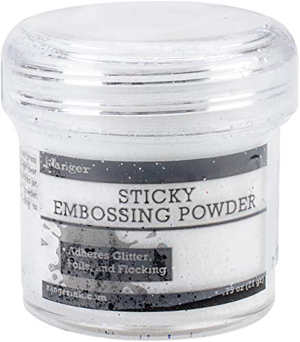 Ranger Sticky Embossing-Puder, weiß, Synthetic Material, 4.4 x 4.4 x 4.4 cm von SuperNail