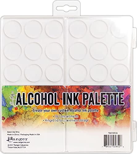 Ranger TAC58526 Alcohol Ink Palette, Weiß, groß, Large von Ranger