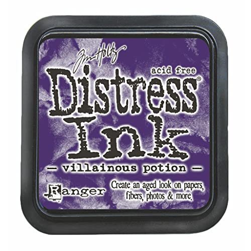 Ranger TIM78807 Tim Holtz Distress Stempelkissen, Villainous Potion, 3 x 3 inches von Ranger