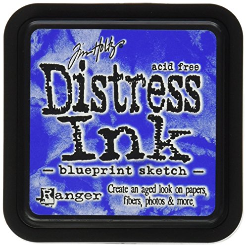 Ranger Tim Holtz Distress Ink Pad, Kunststoff, Blueprint Sketch, 7.5 x 7.5 x 51 cm von Ranger