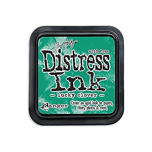 Ranger TIM43249 Tim Holtz Distress Ink Pad, Kunststoff, Lucky Clover, 7.5 x 7.5 x 60 cm von Ranger