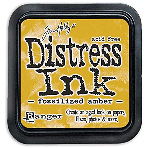 Ranger Tim Holtz Distress Ink Pad, Kunststoff, fossilized Amber, 7.5 x 7.5 x 53 cm von Tim Holtz