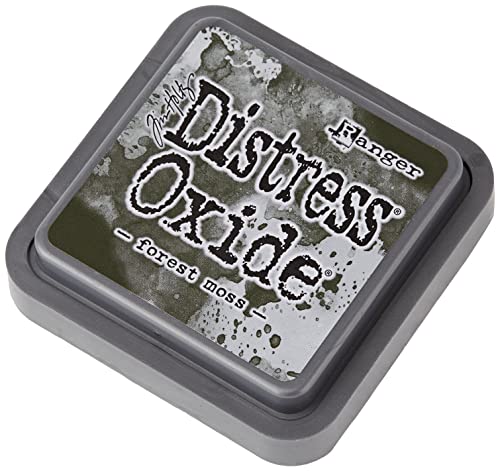 Ranger Tim Holtz Distress Oxide Ink pad Forest Moss, Grün, 7.5 x 7.5 x 1.9 cm, Synthetisches Matrial von Ranger