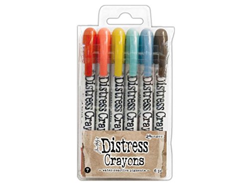 Tim Holtz Distress Buntstifte Set 7, mehrfarbig von Ranger