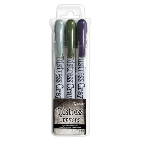 Tim Holtz Distress Crayon Pearl Set-Halloween Set #6 von Ranger