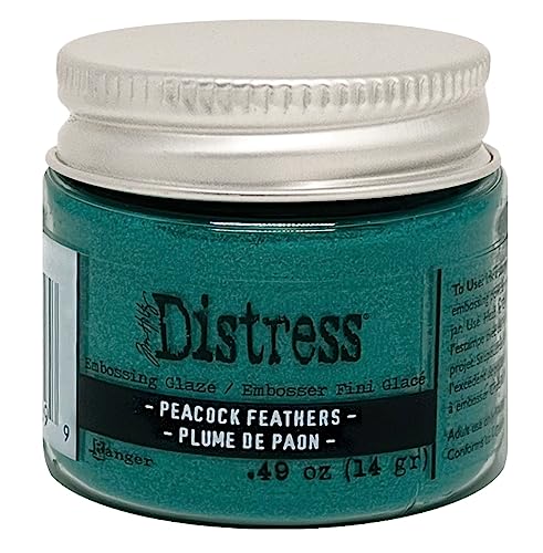 Ranger Tim Holtz Distress Embossing Glasur Pfauenfedern von Ranger