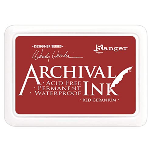 Wendy Vecchi Designer Series Archival Ink pad-red Geranien von Ranger