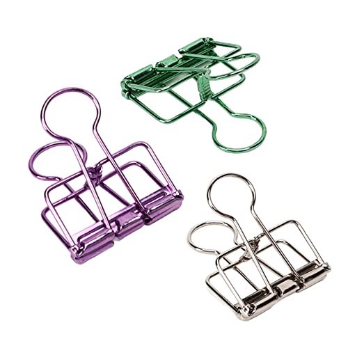 Rankomu Binder-Clips, 90 Stück, 32 mm, Metall, kleine Binder-Clips mit starker Klemmkraft, Büroklammern für Dokumentenorganisation von Rankomu