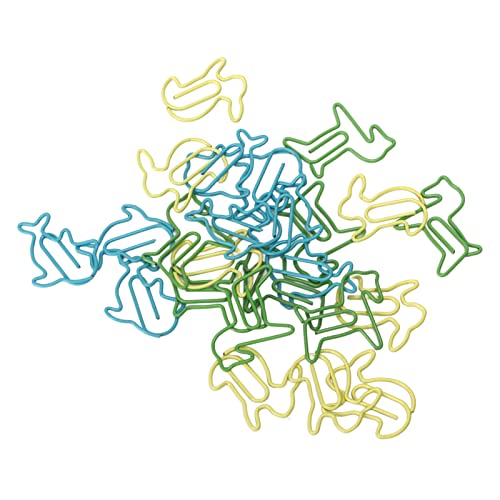 Rankomu Büroklammern aus Metall, 32 Stück, innovative Pony-Kaninchen-Delfin-Kombination, Mini-Büroklammern für Büro und Schule, 3 Farben, kleine Größe von Rankomu