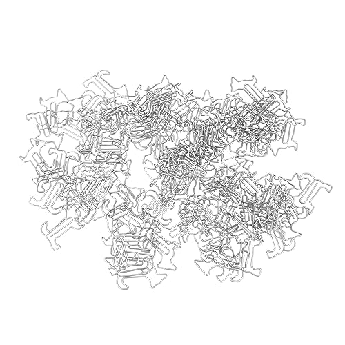 Rankomu Büroklammern in Hundeform, Büroklammern, 100 Stück, kreativ niedlich, plattiertes Metall, Lesezeichen-Clips für Studenten, tragbares Schreibwaren, Silber von Rankomu