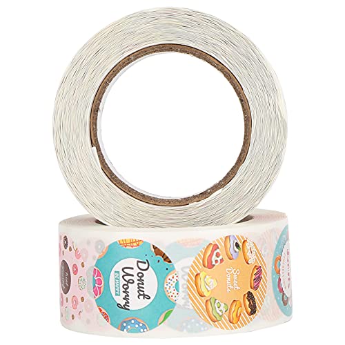 Rankomu Deko-Klebeband, 2 Stück, Washi-Material, bedruckte dekorative Aufkleber für Bastelarbeiten, Scrapbooking, Geschenkverpackung, Brot, Happy Birthday-Design, Schreibwarenbedarf von Rankomu