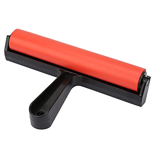 Rankomu Druckmacherwalze Gummi Brayer Roller Art Ink Printmaking Roller 20cm Stamping Tool für Malerei, Druckherstellung und Stempeln von Rankomu