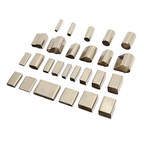 Rankomu Leder Cutter Punch 26 Form Hollow Punch Cutter Set, Hochgeschwindigkeitsstahl Leder Stanzwerkzeug für DIY Lederhandwerk, Vielseitiges Stanzwerkzeug für Verschiedene Formen von Rankomu