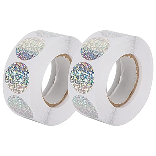 Rankomu Papierband, 2 Stück, Aufkleberrolle, runde Pailletten, bedrucktes Washi-Tape, dekoratives Papierband für Scrapbooking und Verpackungen, Schreibwarenbedarf von Rankomu